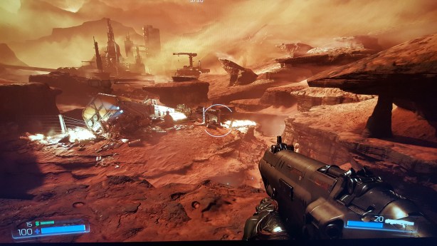 Actual game footage taken with my cell phone.